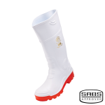 Gumboot Rhino 2 white red STC