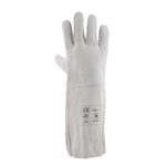 Chrome leather Gloves Elbow length