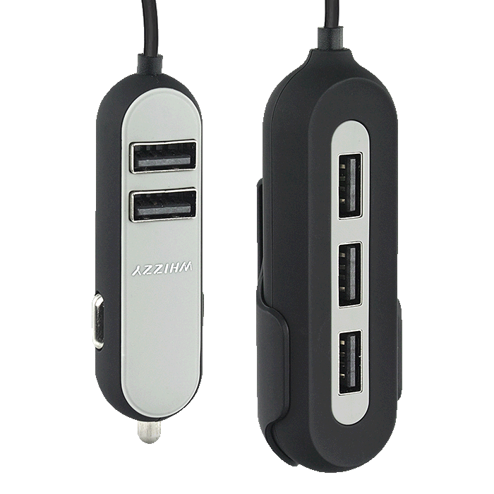 306516-main.png Whizzy 5 Port USB Car Charger - Image 1