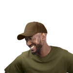 6 Panel Barron Washed Oil Skin Cap