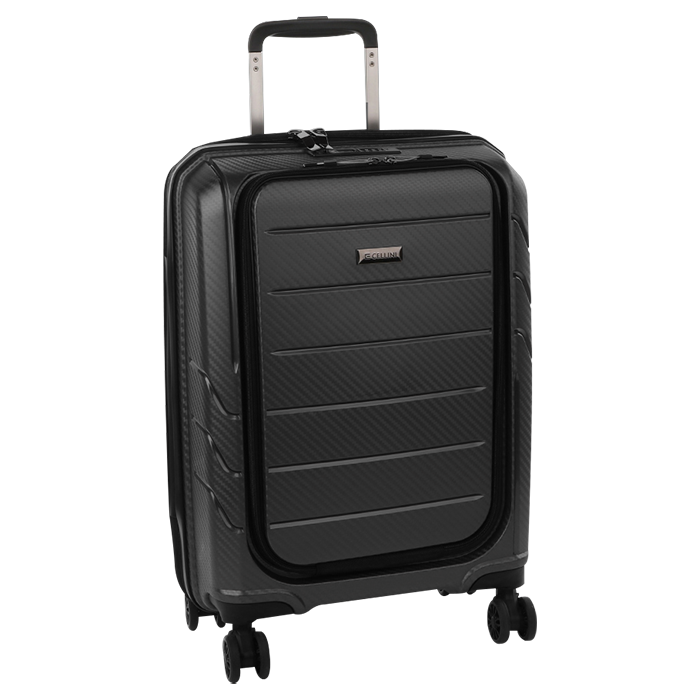 311592-Black.png Cellini Microlite Business Organiser Carry On - Image 2