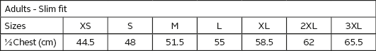 304143-sizing.png BRT Hydro Vest - Image 8