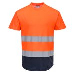 C395-Hi-Vis Contrast Mesh Insert T-Shirt S/S