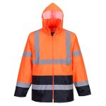 H443-Hi-Vis Contrast Classic Rain Jacket