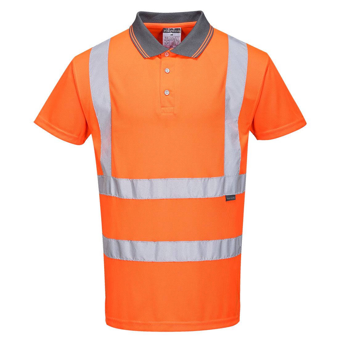 RT22ORR.jpg RT22-Hi-Vis Polo Shirt S/S - Image 1