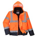 S266-Hi-Vis Contrast Winter Bomber Jacket
