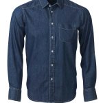 Mens Denver L/S Shirt  4.5 Ounce  Denim