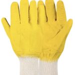 YELLOW COMAREX FULLY DIPPED KNIT WRIST cotton shell NEW